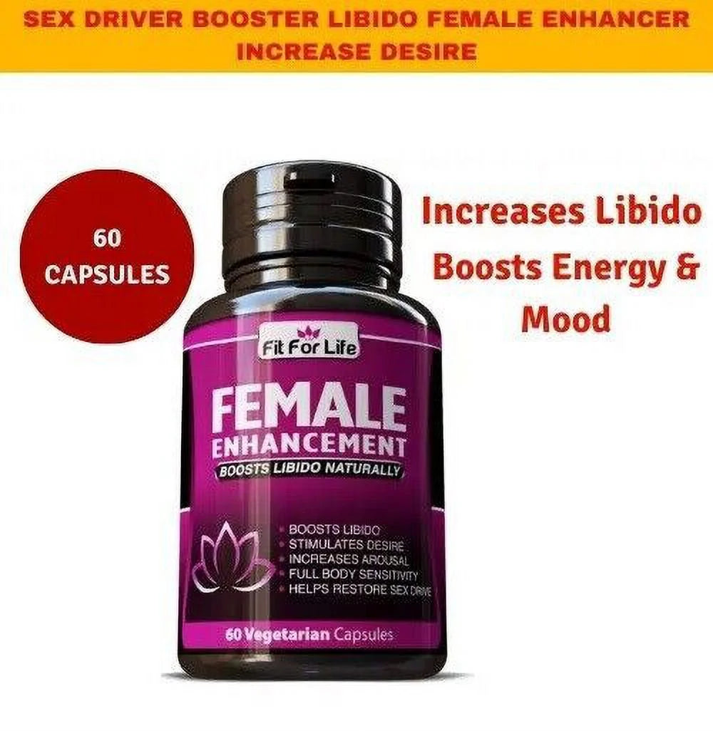 Powerful Natural Female SEX Drlve BOOSTER Supplement 60 Capsules